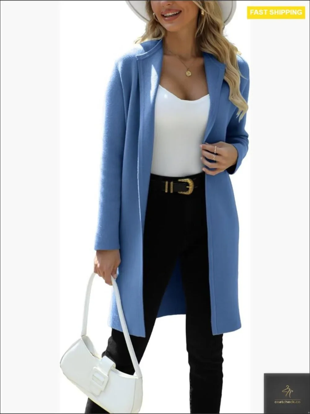 Open Front Cardigan Sweater Slim Fit Casual Knit Lapel Coatigan Long Sleeve